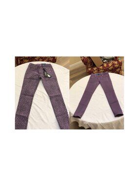 BLEULAB Reversible Detour Legging Violet Cheetah NWT Size 25